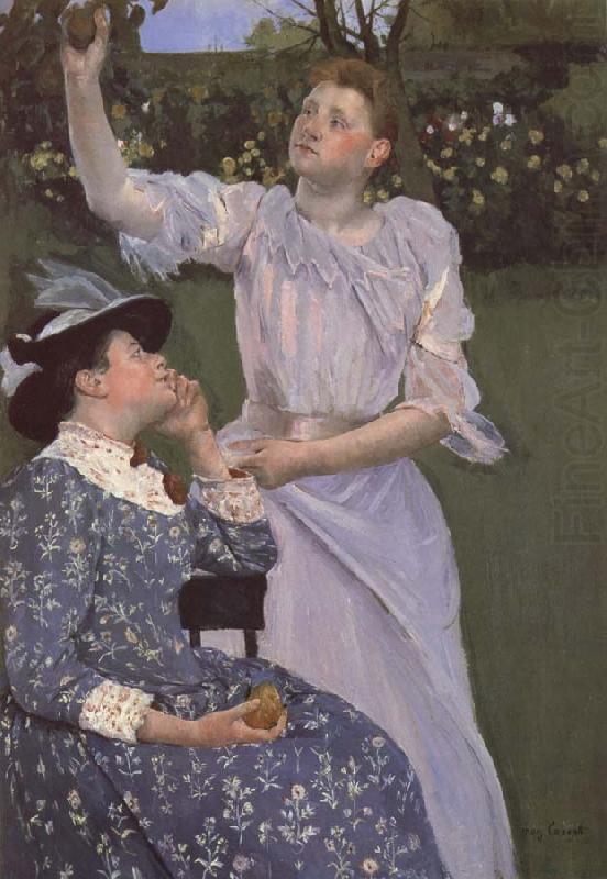 Junge Frauen beim Obstpflucken, Mary Cassatt